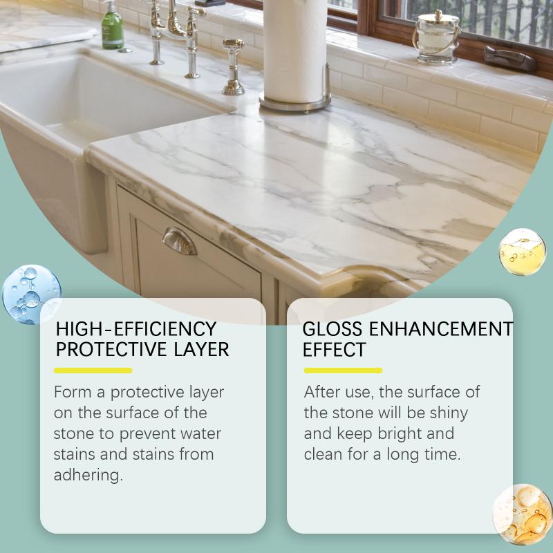 Marble Floor Restoration Solution Removal Shine Brightening Glaze for Luxury Hotels Entrance Tiles