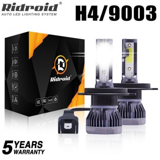 9003 H4 LED Headlight Bulbs Kit 120W 26000LM Hi/Lo Beam Super Bright White