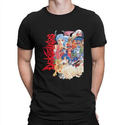 Charaktere Einzigartiges T-Shirt Darkstalkers Spiel Lässiges T-Shirt Heißer Verkauf T-Shirt Für Erwachsene