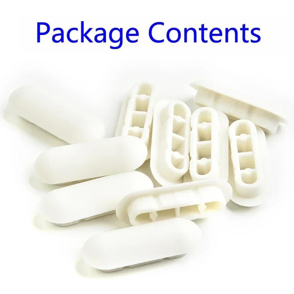 10 Pcs Toilet Seat Buffer Toilet Seats Bumpers Seat Top Cover Cushion Stopper White Bathroom Accessories Gaskets