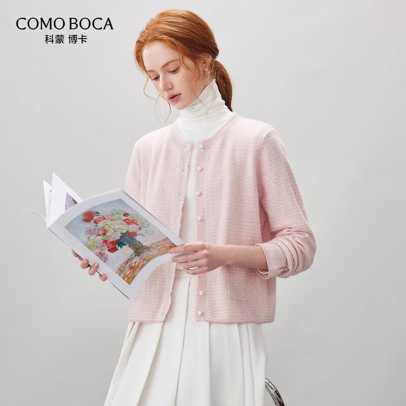 Komonboka Women's 100% Cashmere Cardigan Sweater