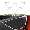 Stainless Steel Car Interior Door Stereo Speaker Ring Doors Audio Stickers for Toyota C-HR CHR 2016- Accessories