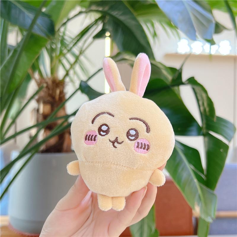 New ** Chiikawa Series Plush Doll Pendant | Cute Cartoon Hachiware Hanging Keychain Plush Doll Accessories Birthday Gift