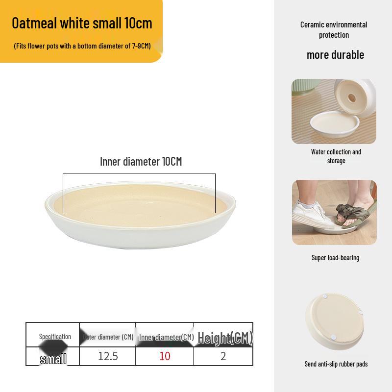 Große Keramik-Auffangschale für Sukkulenten und Bonsai