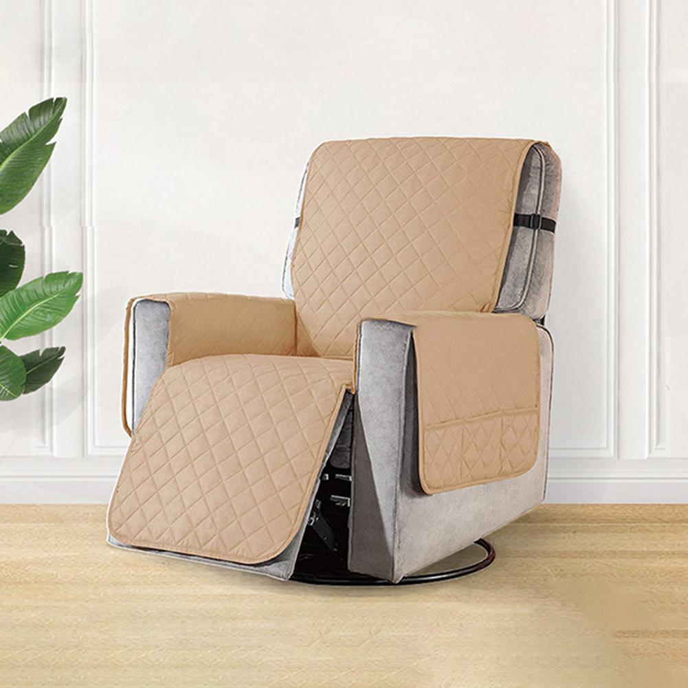 Anti-Static Fashionable Sofa Slipcover Multiple Pockets Soft Sofa Cover For Restaurant Office