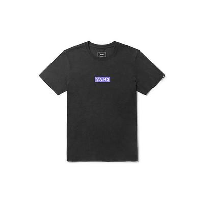 Casual Sports Crew Neck Short Sleeve T-Shirt Unisex Tops Black VN0A3TYABLK