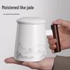 Shangyanfang Mutton Fat Jade Porcelain Tea Infuser Office Cup