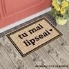 VIKAMA Romanian Phrase Welcome Rug, Durable Anti-Slip Floor Mat For Indoor And Outdoor Entry Areas, Home Decoration