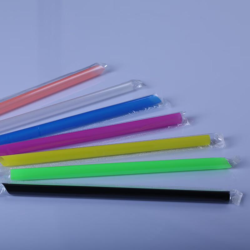Disposable Thick Transparent Milk Tea Straws
