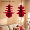 New Year Paper Ornament Decoration 3D Honeycomb Gourd Decorative Lanterns Wedding Decoration Pendant Horse Year 2026 Door Decor