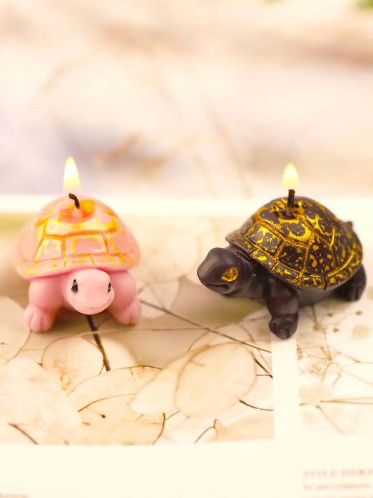 1pc-New arrival candle making kit DIY drop glue little turtle silicone candle mold for making candles