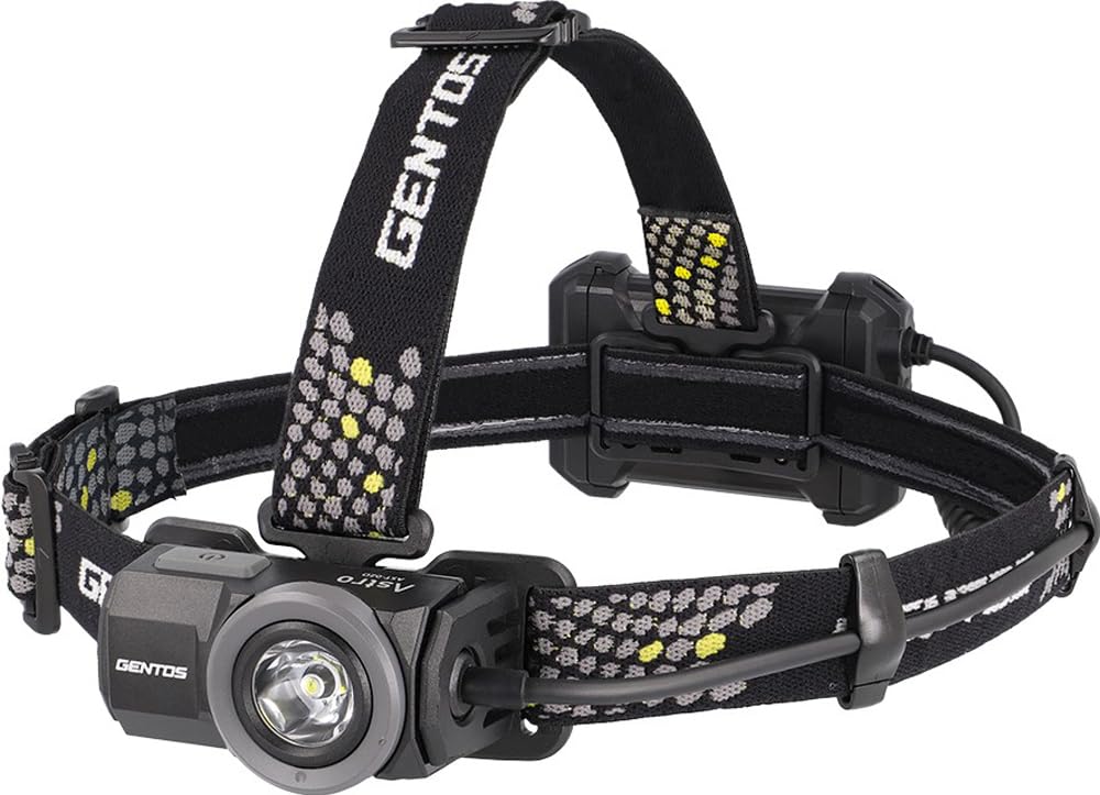 

GENTOS Astram AST-02D LED Headlight [450 Lumens / 7 Hours of Operational Light / Rear Recognition Light] Requires 3 AA Batteries