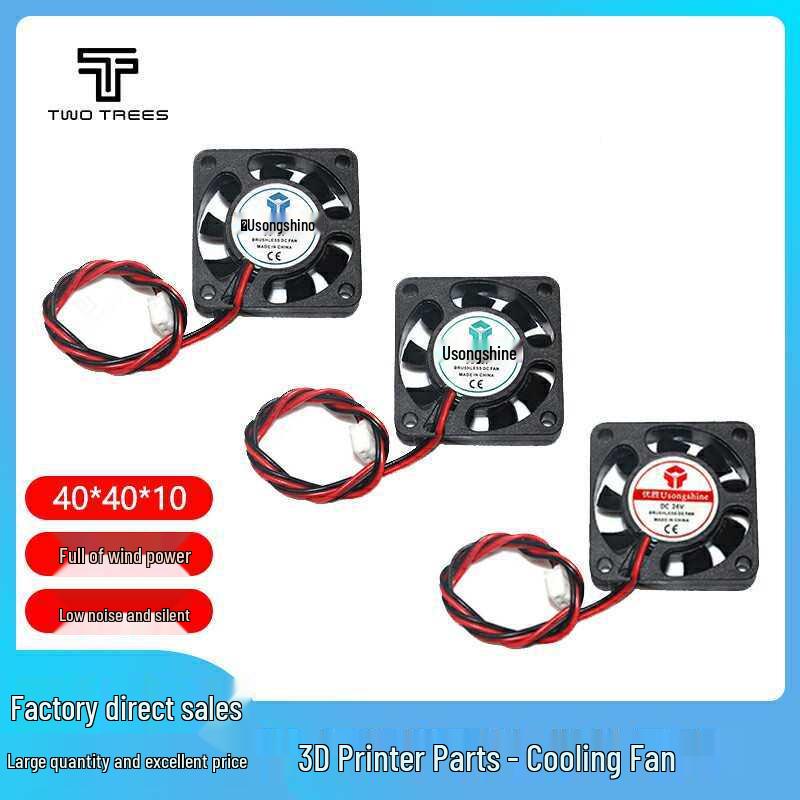 

3D Printer Extruder Cooling Fan 4010, 5/12/24V DC 12V