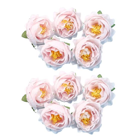 

Поддельный цветок, шикарный ретро яркий искусственный цветок, деликатно вырезанный искусственный цветок, голова, искусственная голова розы, аксессуары для рукоделия