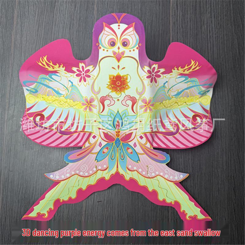 Custom Exquisite Weifang Dancing Sand Swallow Bamboo Kite Souvenir - Traditional Paper Kite Craft