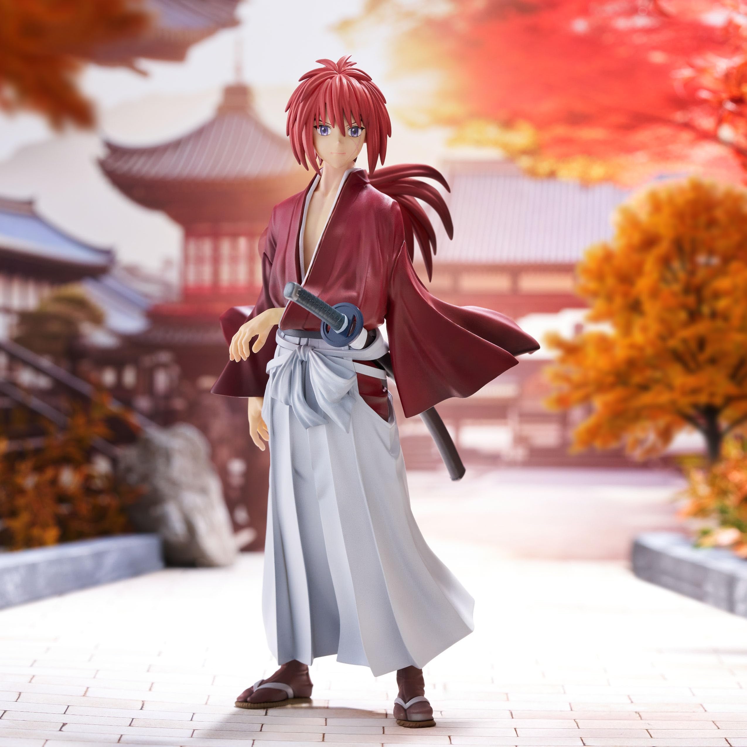 

Rurouni Meiji Swordsman Romantic Figure Himura Kenshin Figure Official Kenshin Trio-Try-iT