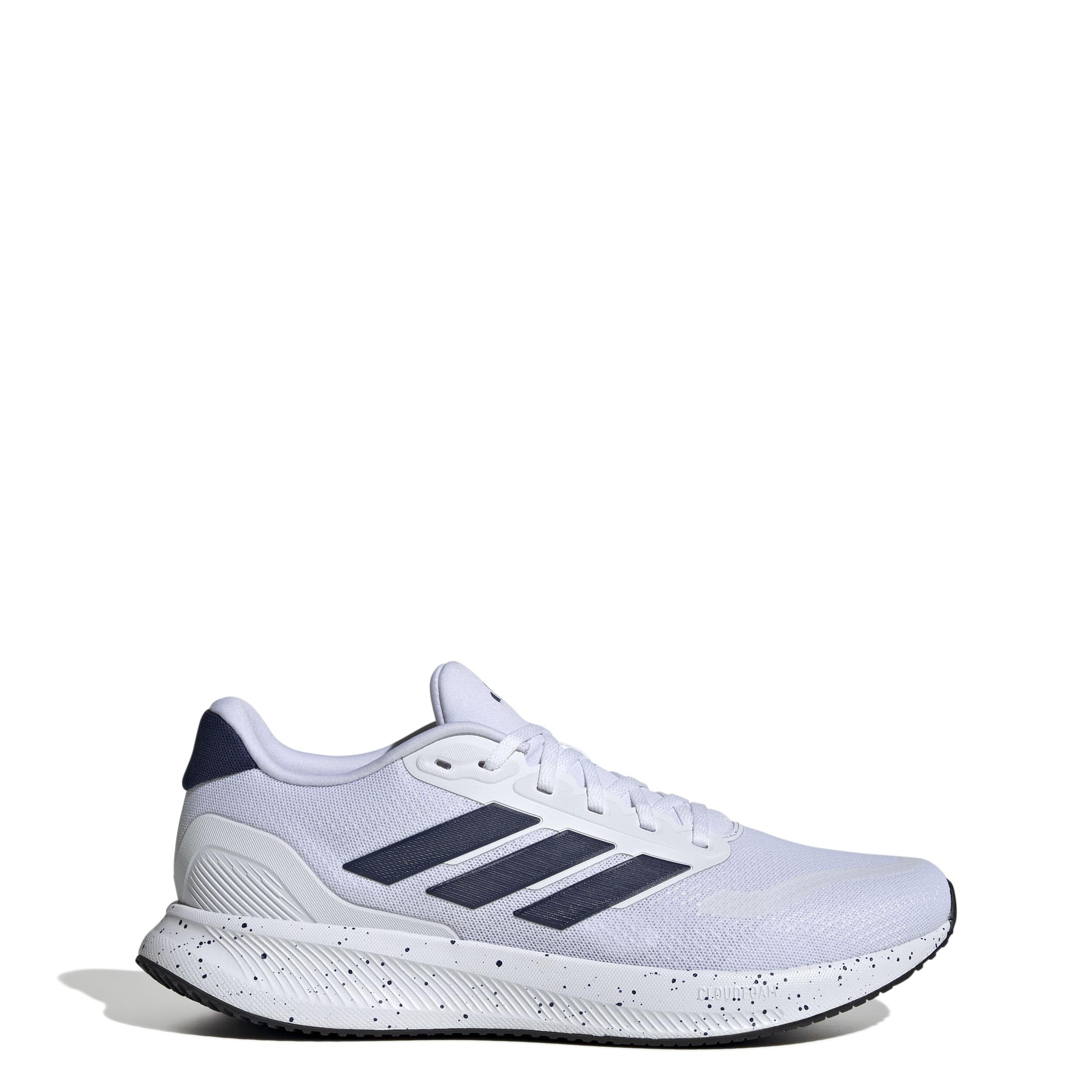 

Adidas CORERUNNER 5 Running Shoes, Unisex Adult NKE45, Footwear White/Dark Blue/Core Black (JR5524), Size 26.5 cm