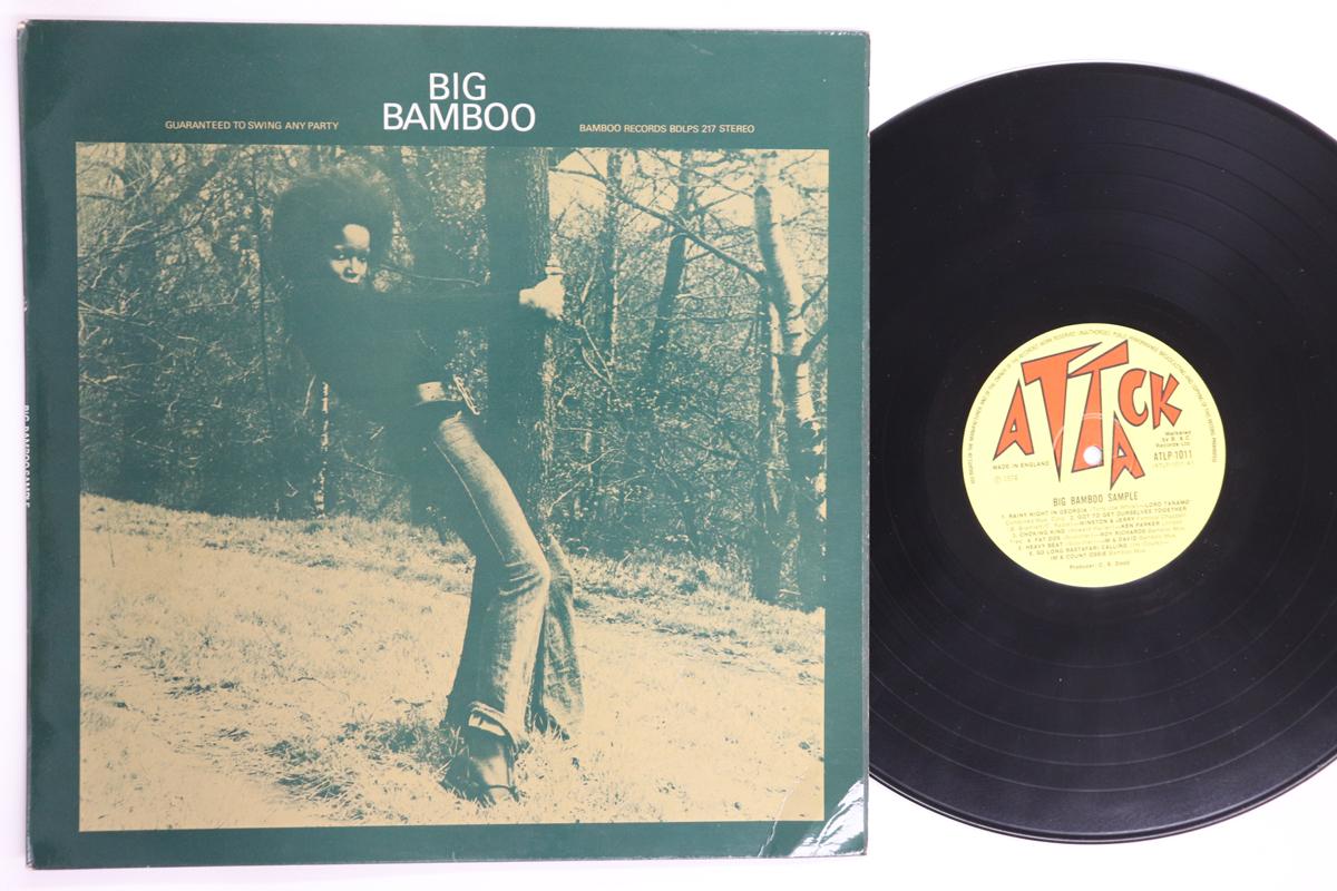 

LP Record VARIOUS Big Bamboo Sample ATLP1011 ATTACK 1974 UK Reggae Ska Dub Used
