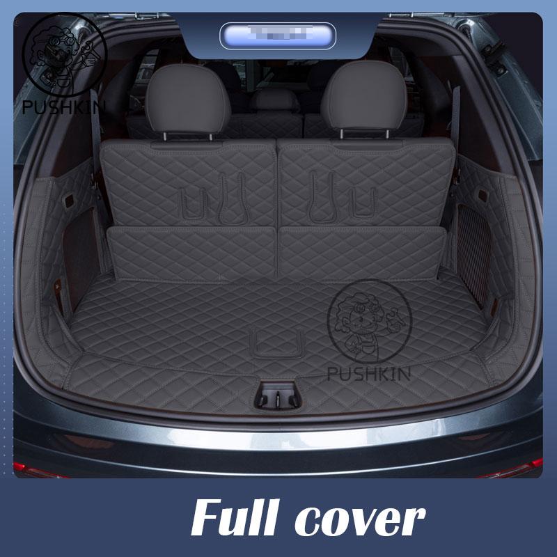 For BYD Sealion 8 ATTO 8 TANG L 2025 2026 PU Leather Car Boot Mat Rear Trunk cushion Mat Cargo Liner Tray Protect