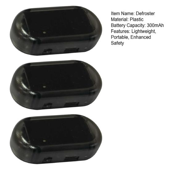 Cordless Car Defroster Fast Windshield Ice Melter And Snow Remover Portable Electric Demister for Winter