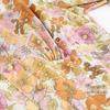 Spring 2025 Women's V-Neck Puff Sleeve Print Dress – Chic, Slim, Versatile