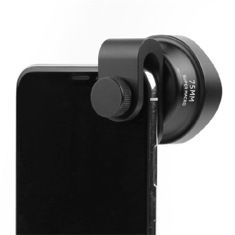 Portable Smartphones Clip-on Macro Lens 75mm External Lens 10X Magnification Enhances Photography Effect Lightweight