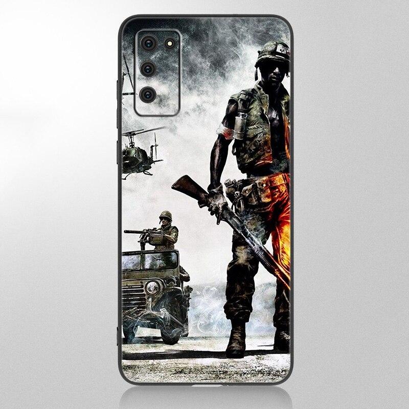 Army Soldier Special Forces Case For Samsung Galaxy A12 A02S A22 A32 A52 A72 A71 A51 A41 A31 A21 A11 A50 A70  A20S Black Cover