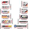 1Pcs VW Car Styling 3D Aluminum Alloy Badge Stickers For Volkswagen Golf Tiguan Touran Polo GTI Jetta Passat CC Scirocco Arteon BH4