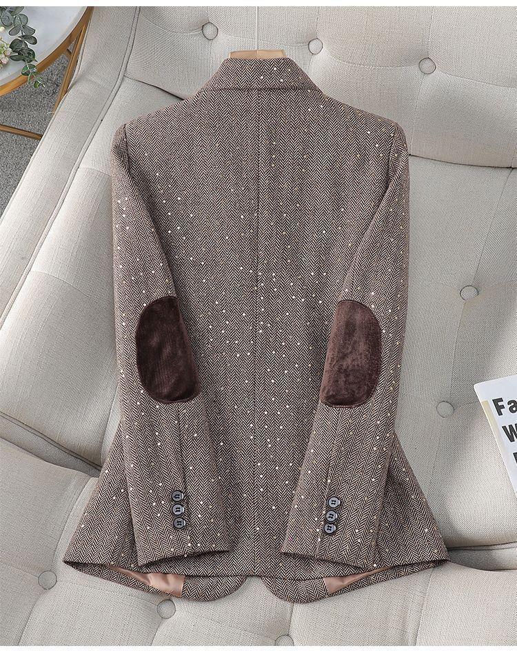 Women's Sequined Suit Jacket - High-End Spring/Autumn 2024 Casual Blazer
