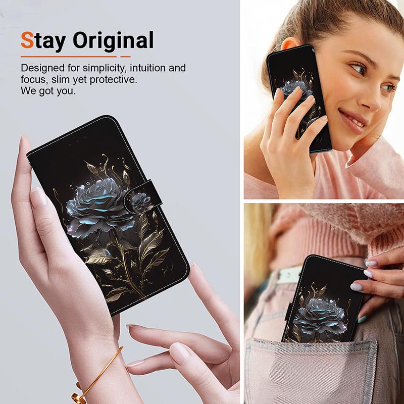 Stand Flip Wallet Case For Motorola MOTO G10 22 30 G51 52 42 62 72 73 G60 G7 PLAY PLUS G8 G9 POWER Cartoon Magnetic Book Cover