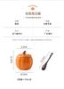 Cute Pumpkin Seasoning Jar Kitchen Seasoning Box Ceramic Stew Pot Home Stew Soup Steamed Egg Bowl with Lid Soup Jar Halloween