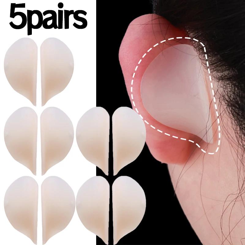 Self Adhesive Elf Ear Support Stickers Invisible Silicone Ear Corrector Patches Reusable Easy To Use Ear Makeup V-Face Stickers