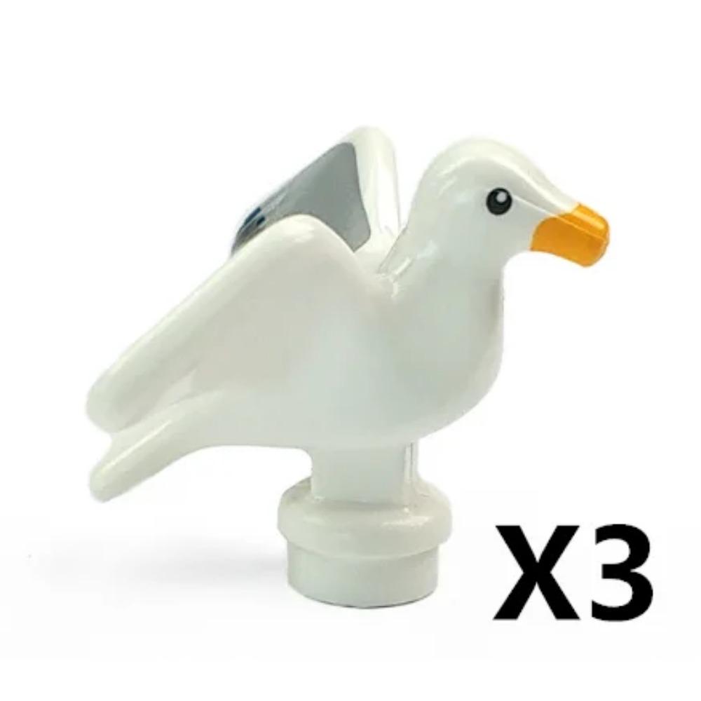 MOC ZOO Farma Zvířat Stavební Kostky Sova Ještěrka Chobotnice Veverka Prase Pes Kuře Kočka Holub Myš Vlk Králík Mini DIY Kostka K060