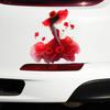 QT2488#15cm Pretty Girl Fashion Decals, Waterproof Vinyl Stickers for Car, Laptop,Glass Surface