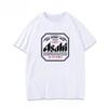 2026 Estate Nuova T-shirt Asahi Beer Asahi Beer Manica Corta Giapponese Ampia Estiva Uomo e Donna Coppia Casual Sportiva Top