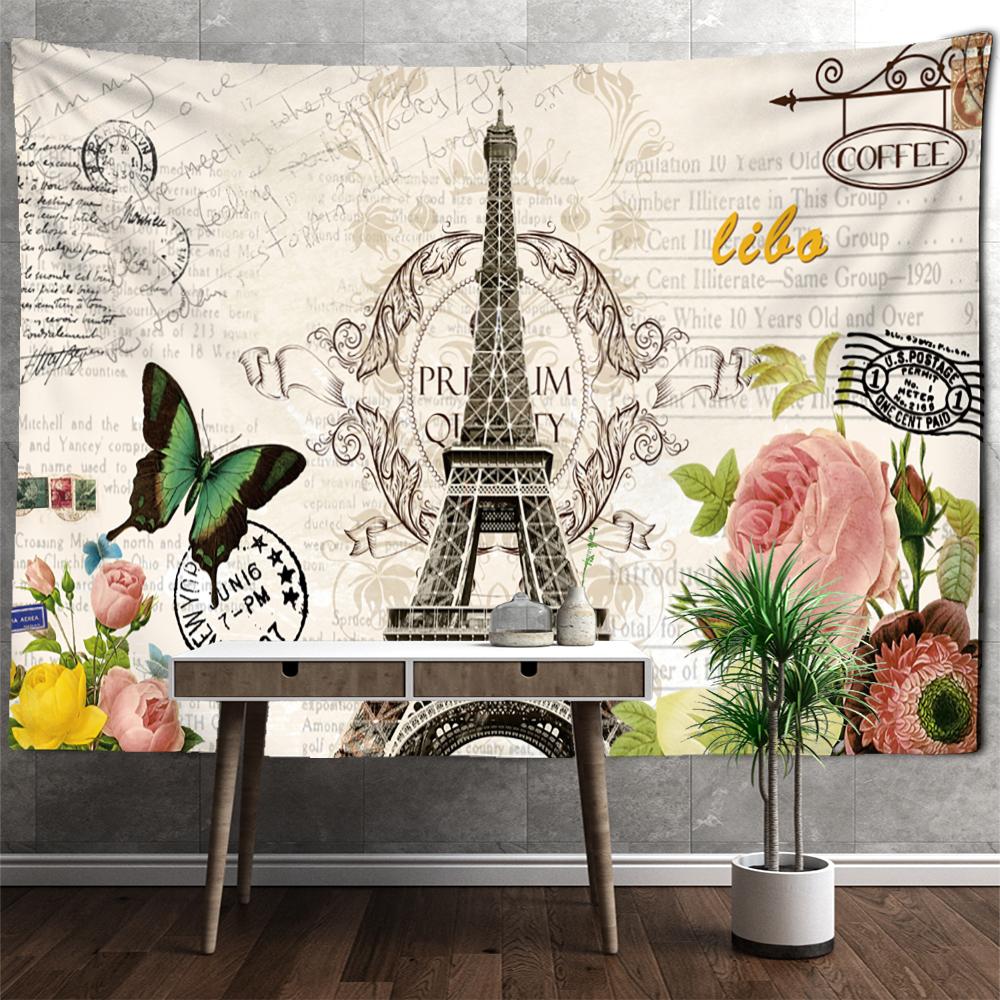 

Морской фон мультфильм штамп гобелен настенный ретро каваи хиппи тапиз психоделический детская комната домашний декор 95x70cm