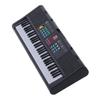 TOPINCN 61 Keys Electronic Keyboard Piano MQ6186 Multi-Function Microphone Touch Feel Home Use Lightweight USB Connection for Beginners Silent