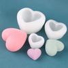 1 Stück, große, mittlere und kleine herzförmige Duftkerzen-Silikonform, Gips-Handseife, DIY-Backen, Tortendekoration
