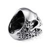 New Jewelry Punk Style Skull Ghost Head Ring Jewelry