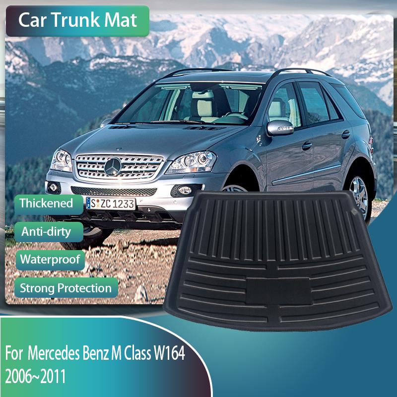 

Коврики в багажник автомобиля для Mercedes Benz M Class W164 ML 320 350 2006~2011 антигрязевые коврики для багажника коврик для хранения грязи автомобильные аксессуары