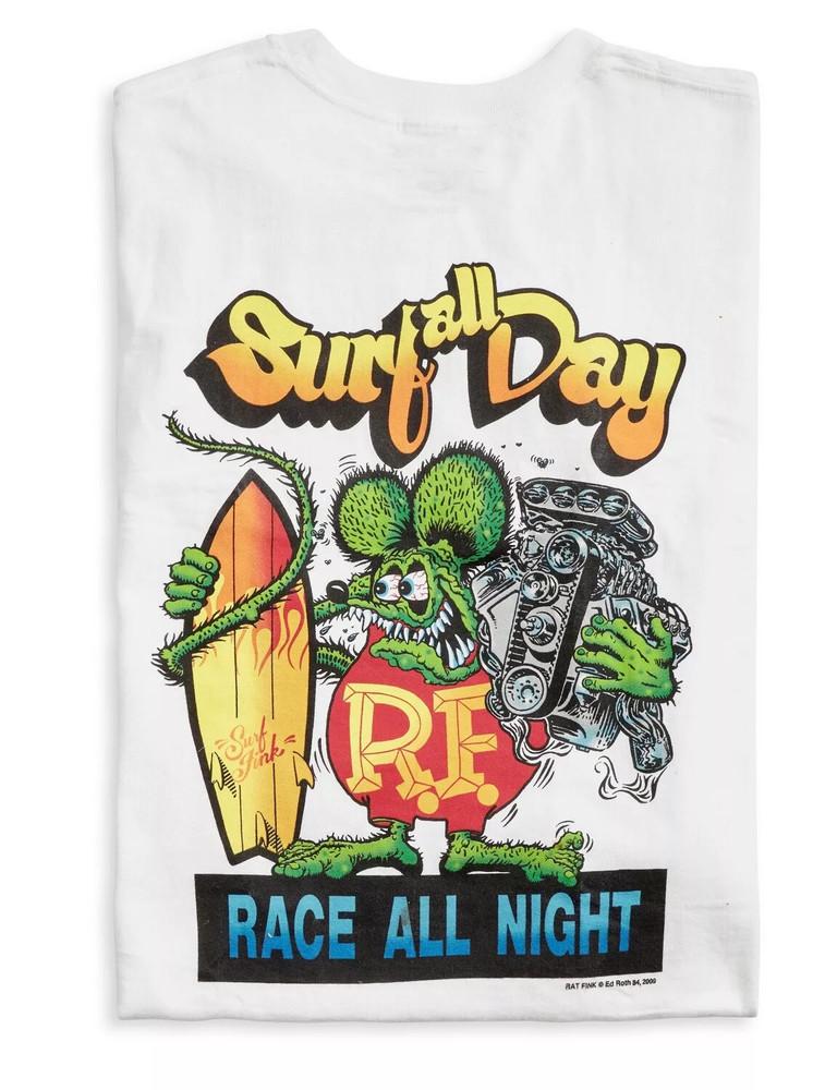 

Vintage Ed Roth Rat Fink Surf All Day Tshirt S to 5XL UR006 Unisex T-Shirt S