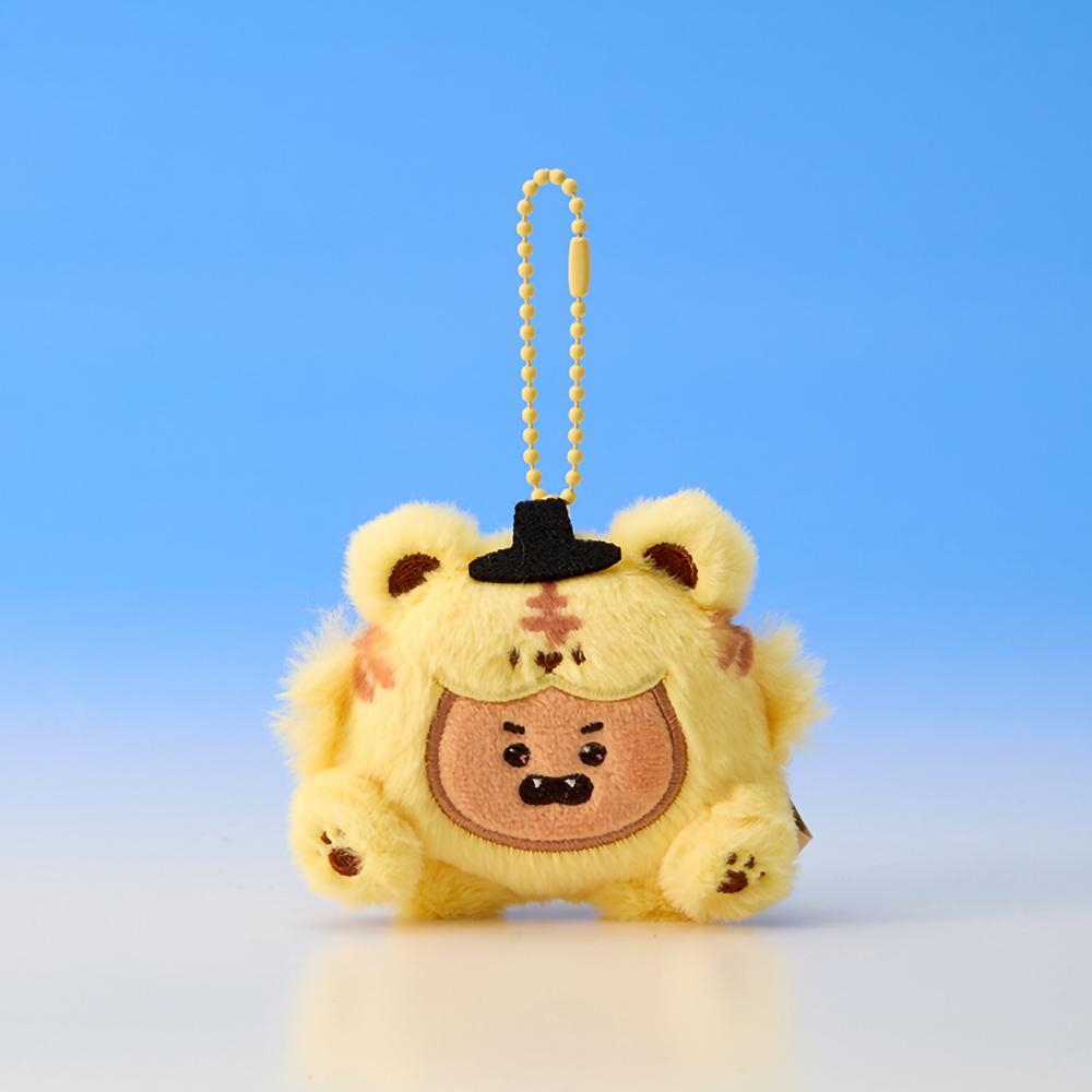 Line Friends BT21 SHOOKY K-Tiger Plush Keyring Charm