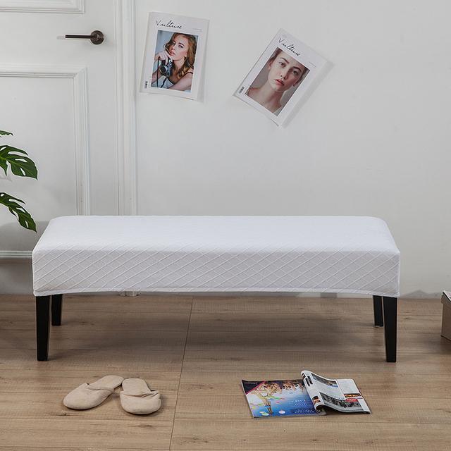 Huse pentru scaune jacquard pentru bănci Huse pentru scaune elastice pentru pian, antiderapante, elastică, în carouri, husă de protecție pentru casă, sufragerie, bucătărie