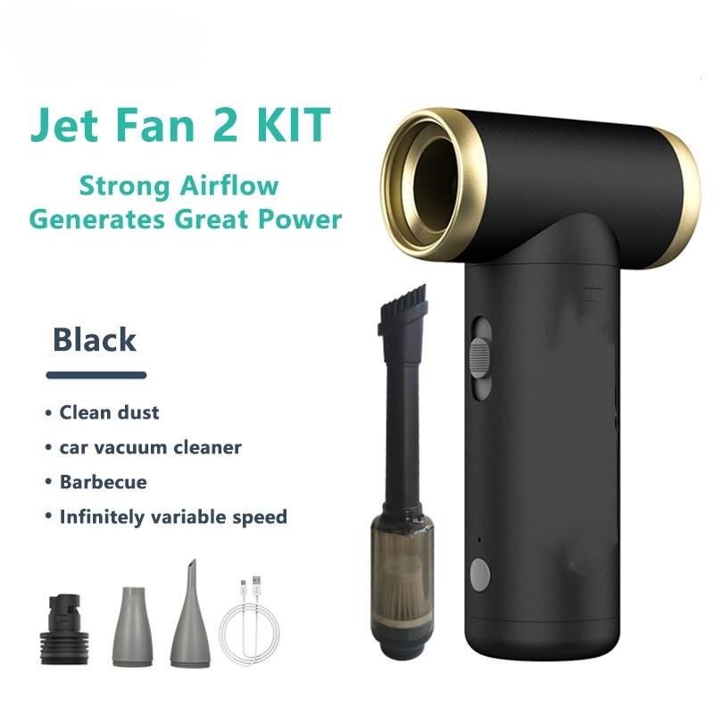 100000RPM Handheld Electric Jet Fan Compressed Air Duster Cordless Portable Computer Keyboard Cleaner