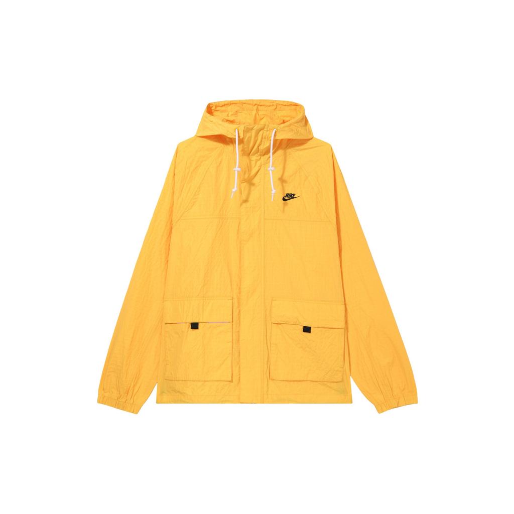 Nike Waterproof Hooded Zip-Up Long Sleeve Jacket Men Outerwear University-Gold FN3109-739