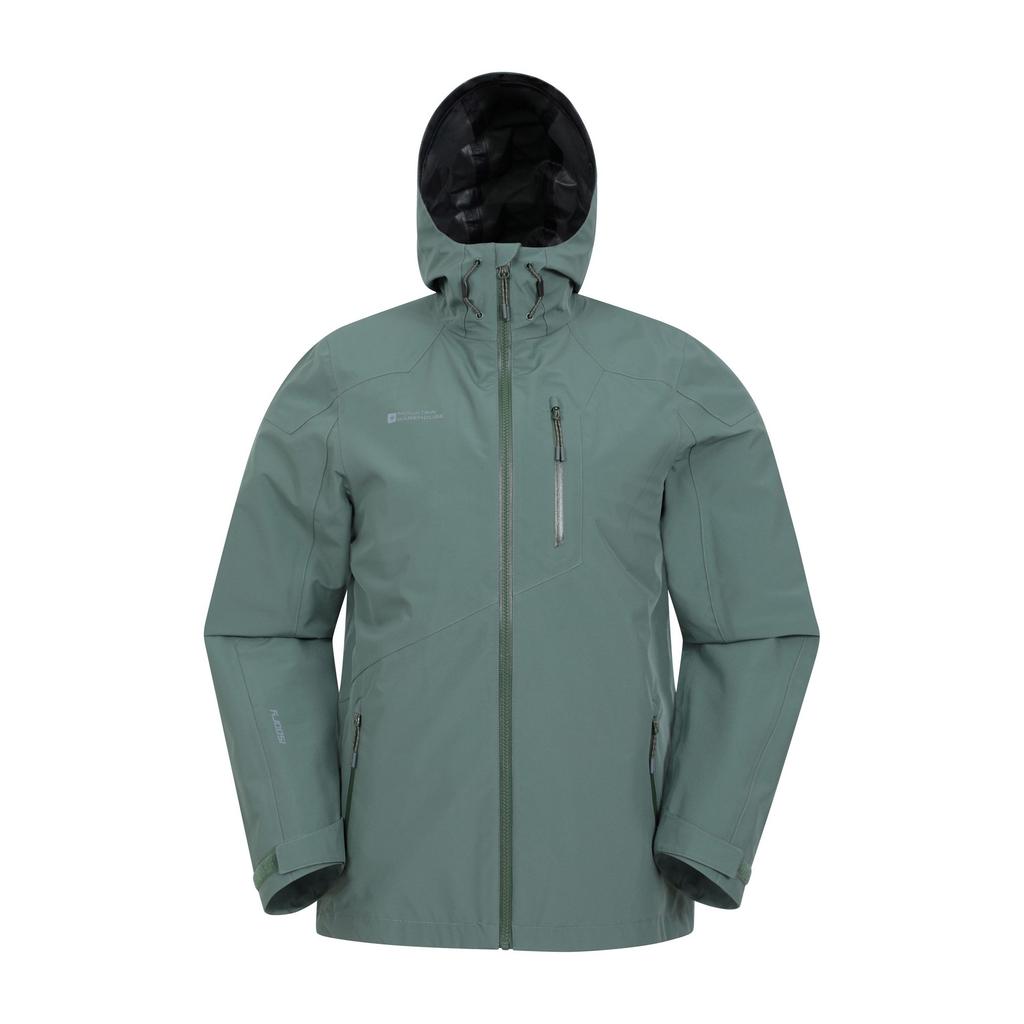 Mountain Warehouse Men's Bachill Three Layer Waterproof Jacket