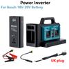 Power Inverter for Makita/Bosch 18V Battery 500W Pure Sine Wave DC 18V To AC 120V Car Charger Plug Inverter Adapter for Camping