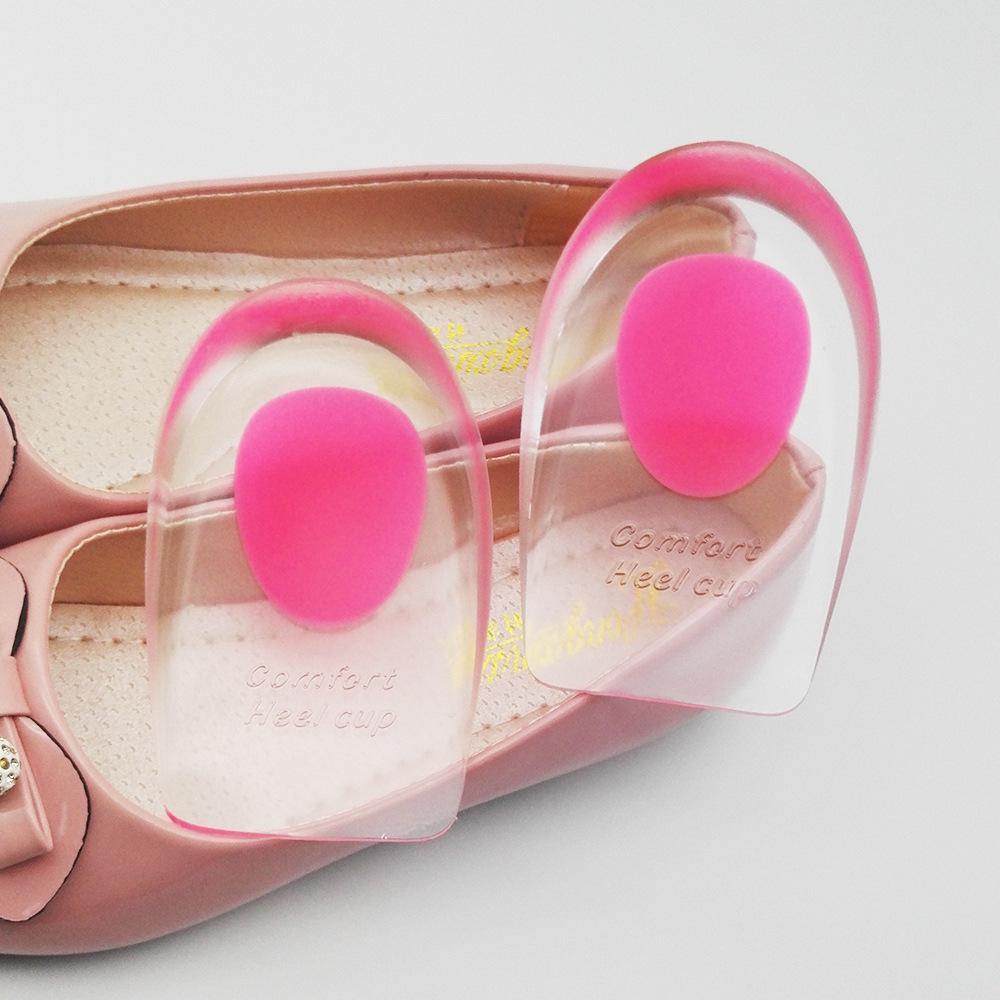 Утолщенные силиконовые пяточные подкладки - U-образные, амортизирующие, противоскользящие, невидимые стельки для увеличения роста.
