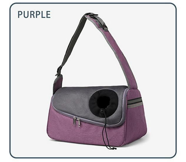 Ultralight Breathable Mesh Pet Crossbody Bag for Puppies and Kittens - Convenient and Comfortable Outing Bag.