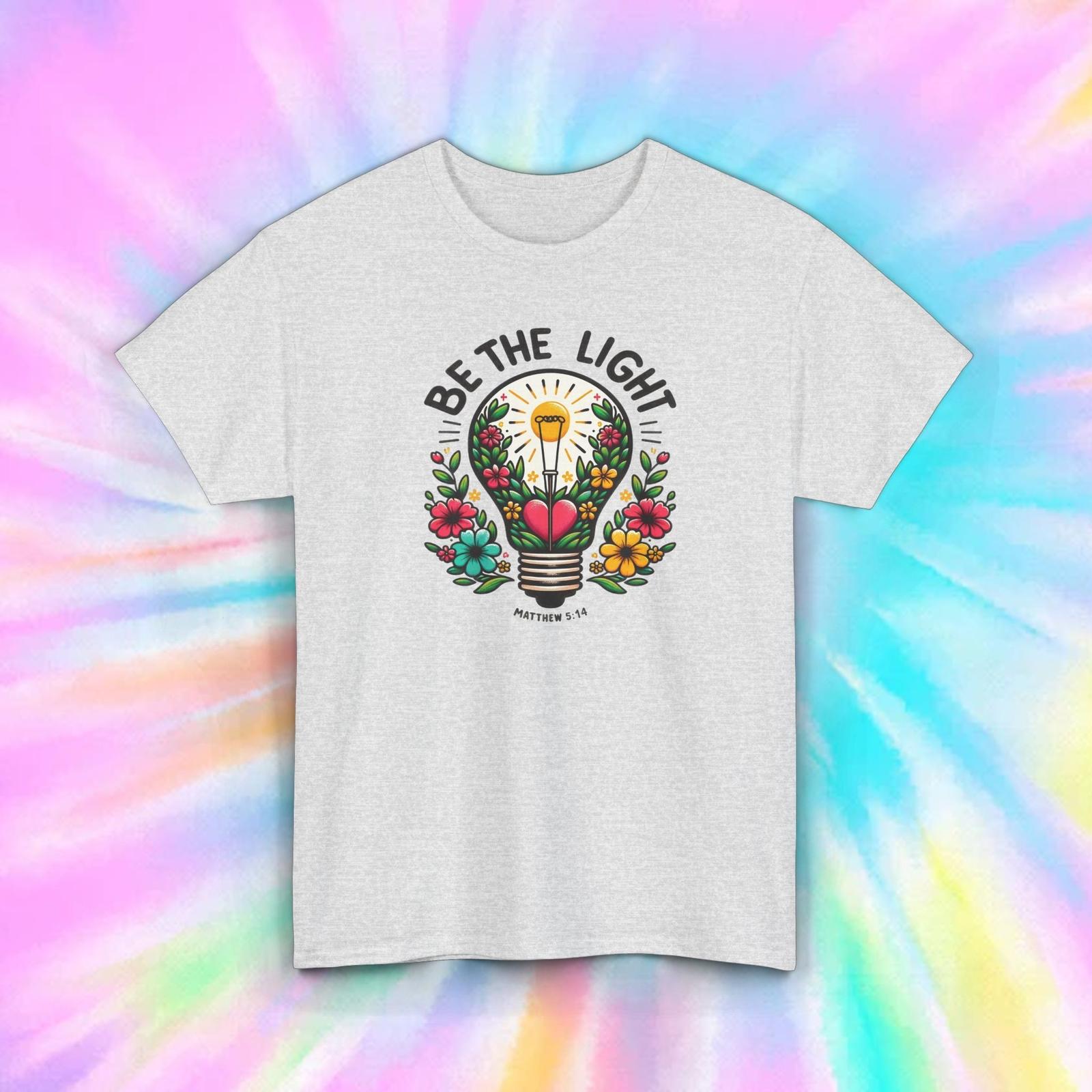 Be The Light Matthew 5:14 Bible Verse Inspirational Christian T-Shirt S-5XL M